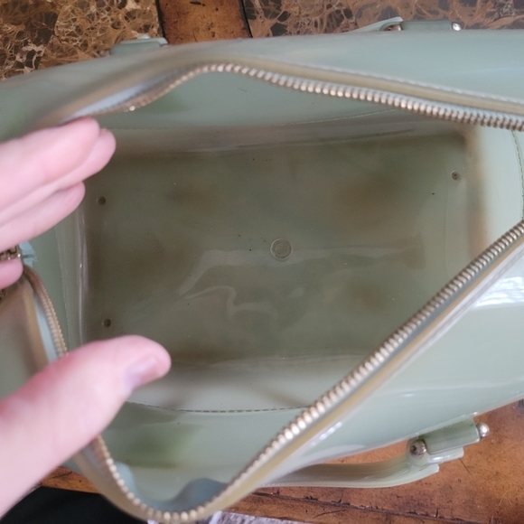 Furla Candy Bag in Mint Green - Picture 7 of 9